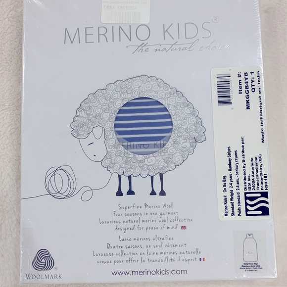 Merino Kids Go Go Bag Standard Weight 2-4 yearsNEW - Picture 1 of 10